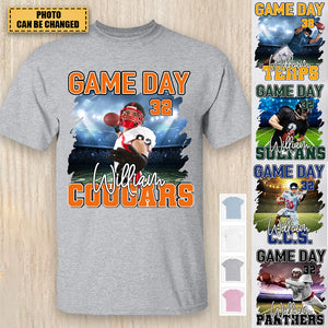 Football Game Day Personalized Shirt Custom Team Name - Gift For Football Lover