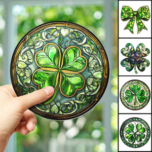 Shamrock Window Hanging suncatcher-Gift for Friends,Family