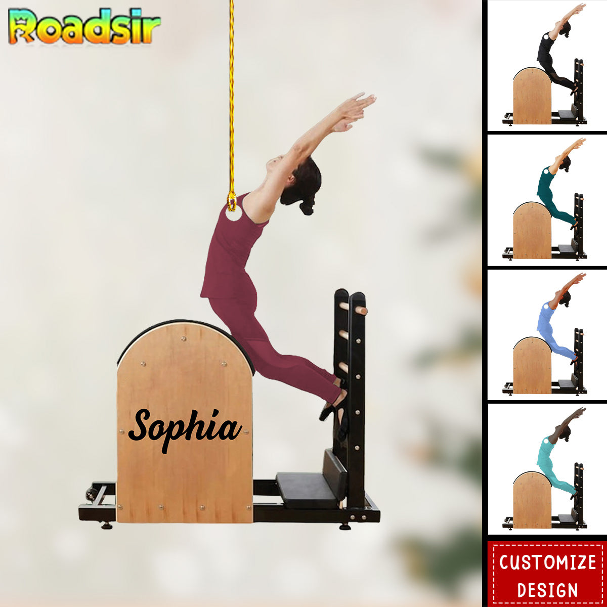 Personalized Pilates Equipment Ornament-Gift For Pilates Lover-2024 New Release