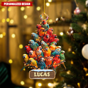 Personalized Parrot Christmas Ornament-Gift For Parrot Lover-2024 New Release