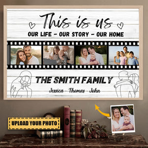 Personalized This Is Us Our Life Our Story Our Home Poster- Gift For Family