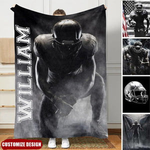 Personalized American Football Blanket - Gift For  Football Lovers