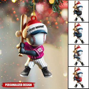 Personalized Baseball Ornament-Gift For Baseball Fans-2024 New Release