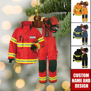 Personalized Firefighter Christmas Ornament Gift For Firefighter - 2024 New Release