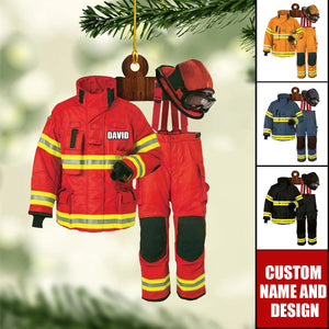 Personalized Firefighter Christmas Ornament Gift For Firefighter - 2024 New Release