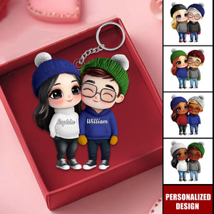 It's You And Me-Personalized Couple Keychain