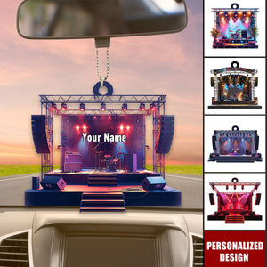 Personalized Music festivals/Concert Car Ornament-Gift For Music Lovers