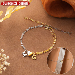 Personalized Magnetic Couple Bracelets - Gift For Couple