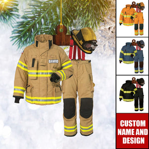 Personalized Firefighter Christmas Ornament Gift For Firefighter - 2024 New Release