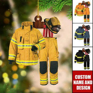 Personalized Firefighter Christmas Ornament Gift For Firefighter - 2024 New Release