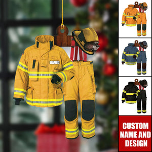 Personalized Firefighter Christmas Ornament Gift For Firefighter - 2024 New Release