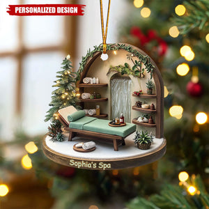 Beauty Spa-Personalized Ornament-Gift For Spa Lovers-2024 New Release