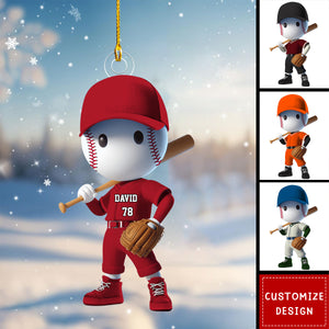 Personalized Gifts For Baseball Lover Christmas Ornament-2024 New Release