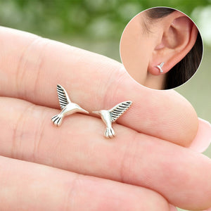 Hummingbird Studs - Gift For Bird Lovers