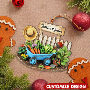 Personalized Garden Tools Christmas Ornament Gift For Gardener Lover-2024 New Release