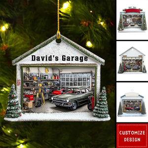 Personalized Car Garage Christmas Ornament-2024 New Release