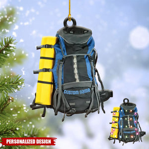 Personalized Travel Backpack Christmas Ornament-Gifts For Travel Lovers-2024 New Release