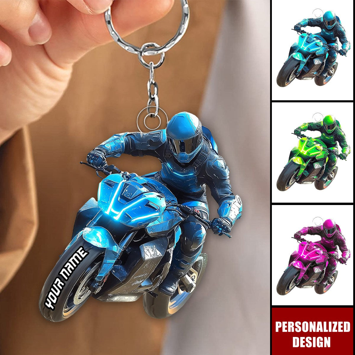 Personalized Motorcycle Ornaments-Gifts for Motor Lovers