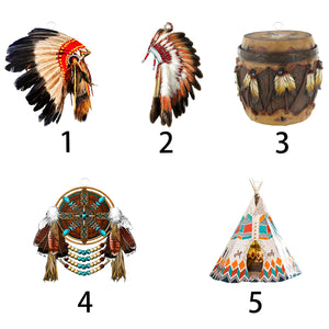 Native American Cultural Ornaments - 2024 New Release