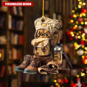 Personalized Hiking Backpack Ornament-Gift For Hiking Lovers-2024 New Release