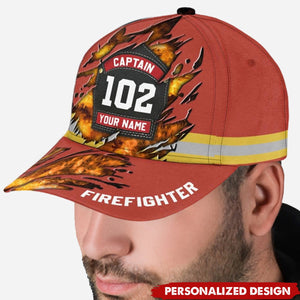 Fireman-Personalized Firefighter’s Cap