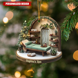 Beauty Spa-Personalized Ornament-Gift For Spa Lovers-2024 New Release