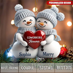 2024 New Release Christmas Snowman-Personalized Acrylic Ornament