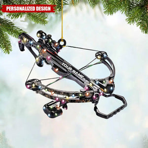 Personalized Crossbow Hunting Arrow Christmas Ornament - 2024 New Release