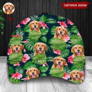 Custom Photo Tropical Style Dog Cat Personalized Classic Cap