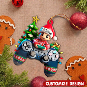 Personalized Video Game Controller Christmas Ornament Gift For Game Lover-2024 New Release