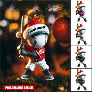 Personalized Baseball Ornament-Gift For Baseball Fans-2024 New Release