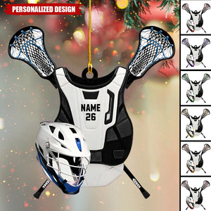 Personalized Lacrosse Christmas Ornament-Gifts For Lacrosse Lover-2024 New Release