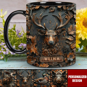 Stunning Deer-Personalized Hunting Accent Mug