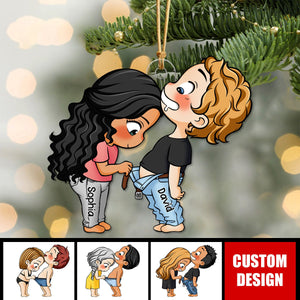 2024 New Release - Personalized Couple Doll Christmas Ornament - Gift For Husband Wife, Anniversary