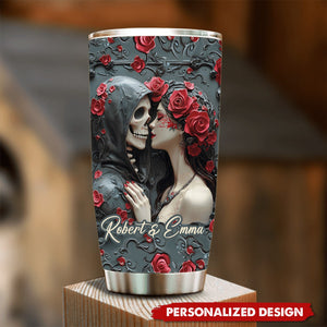 Til Death Do Us Part -Personalized Couple Tumbler-Gift For Couple