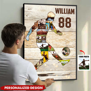 Soccer Photo-Personalized Poster-Gift For Soccer Lover