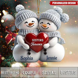 2024 New Release Christmas Snowman-Personalized Acrylic Ornament