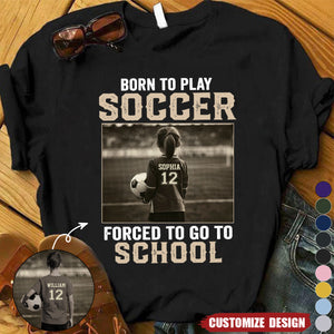 Personalized Funny Back To School Soccer Girl Boy T-shirt - Gift For Soccer Lover