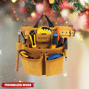 Personalized Tool Belt Christmas Ornament-Gift for Carpenter-2024 New Release