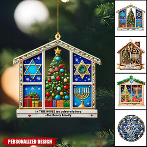 Personalized Hanukkah Ornament-Gift for Family-2024 New Release