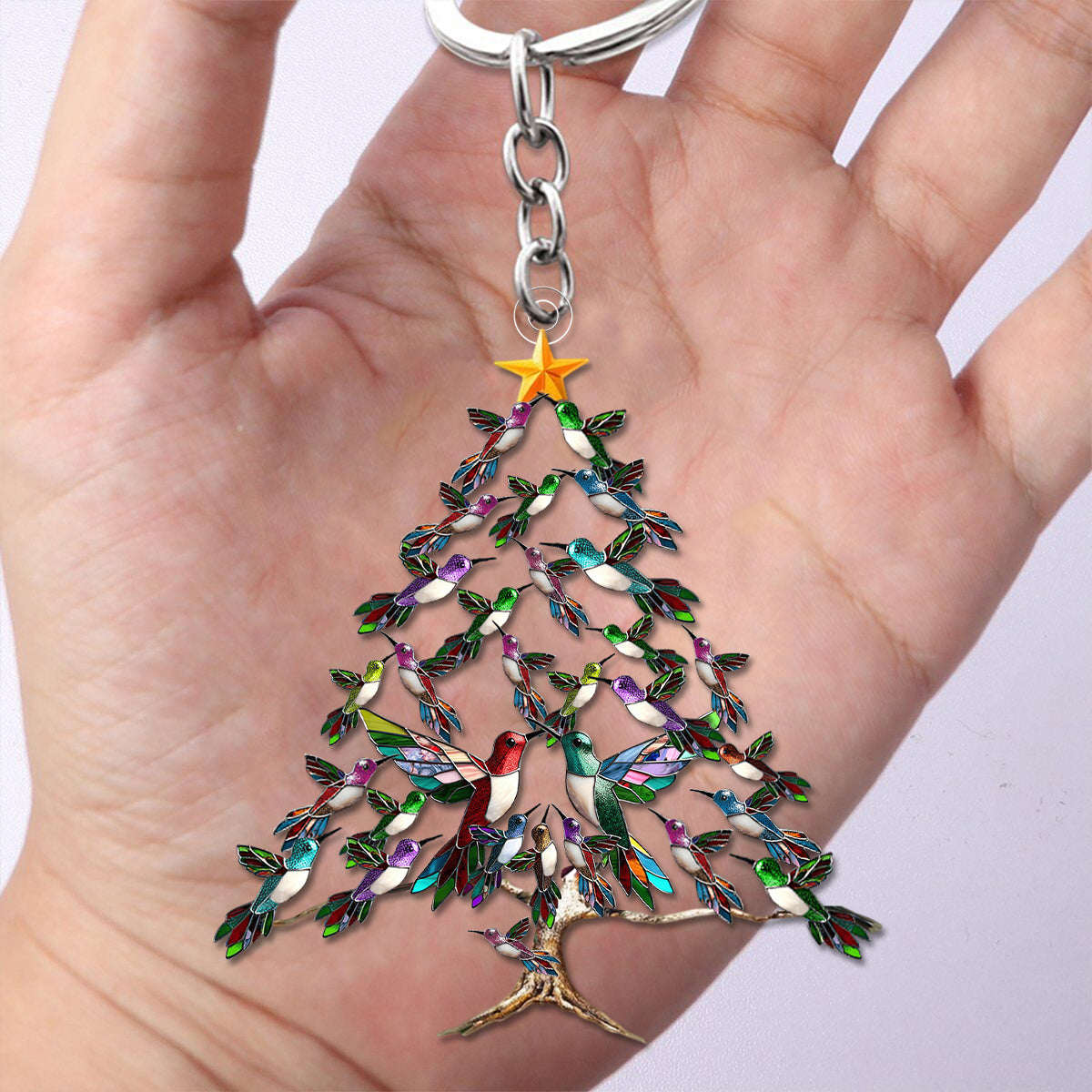 Hummingbird Keychain-Gift For Bird Lover