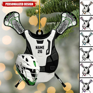 Personalized Lacrosse Christmas Ornament-Gifts For Lacrosse Lover-2024 New Release