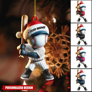 Personalized Baseball Ornament-Gift For Baseball Fans-2024 New Release