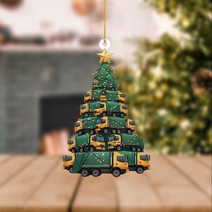 Garbage Trucks Christmas Tree Ornament-2024 New Release