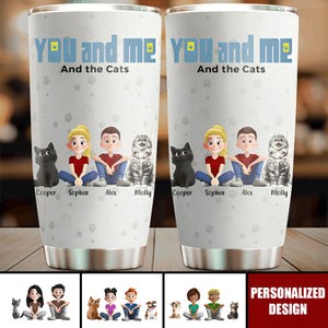 You And Me For Pet Parents-Personalized Tumbler Cup