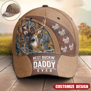 Best Buckin' Dad / Grandpa Ever - Personalized Classic Cap