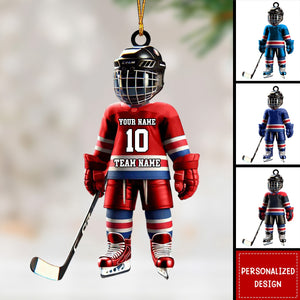 Personalized Ice Hockey Ornament-Gift For Ice Hockey Lover-2024 New Release