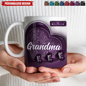 Grandma Little Sweethearts-Personalized Mug