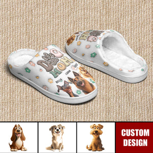 Dog Mom New Cartoon Dog - Personalized Slippers