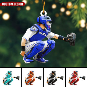 Personalized Baseball Christmas Ornament Gift For Baseball Lover-2024 New Release